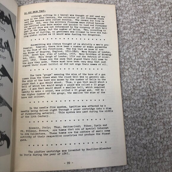 Vintage "The Museum Of Historical Arms" Booklet Miami Beach FL Ephemera Antique - Picture 9 of 16